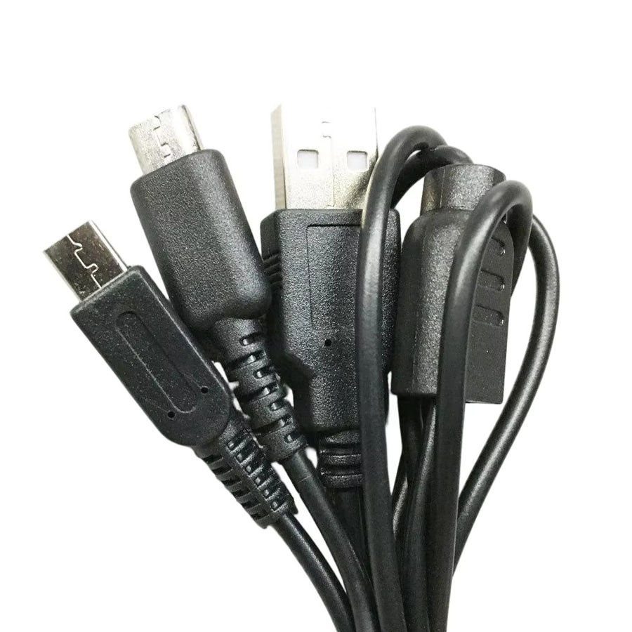 Nintendo USB-Ladekabel für DS Lite, 3DS, New 3DS und 3DS XL in Schwarz, Länge: 1,2 m - Bild 3