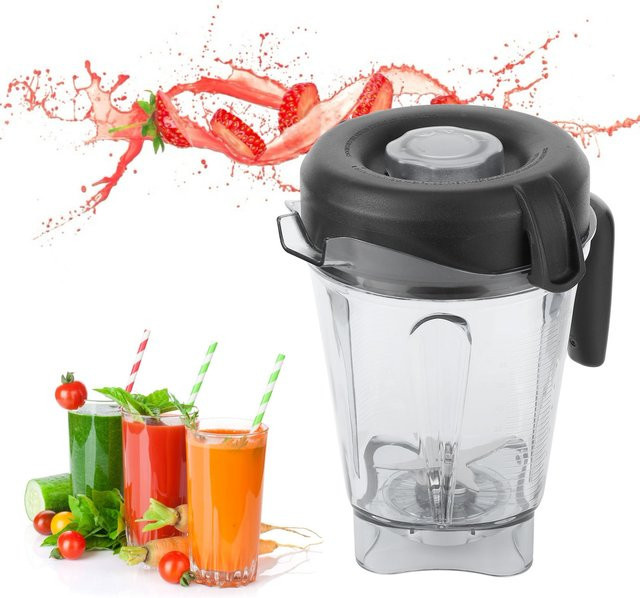 TOPINCN Transparenter Ersatzbehälter mit Klingen und Deckel für Lebensmittelmixer 64oz - Bild 1
