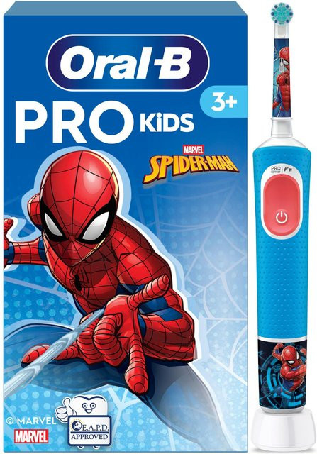 Oral-B Vitality Pro 103 Kids Spiderman Elektrische Zahnbürste in Blau und Weiß - Bild 2