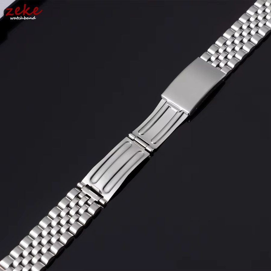 crazyband Uhrenarmband Edelstahl, Silber, Unisex - Bild 5