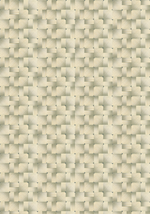 Élitis Tapete Circé RM 1072 60 in Beige mit geometrischem und abstraktem Design aus Textil und Vlies - Bild 1