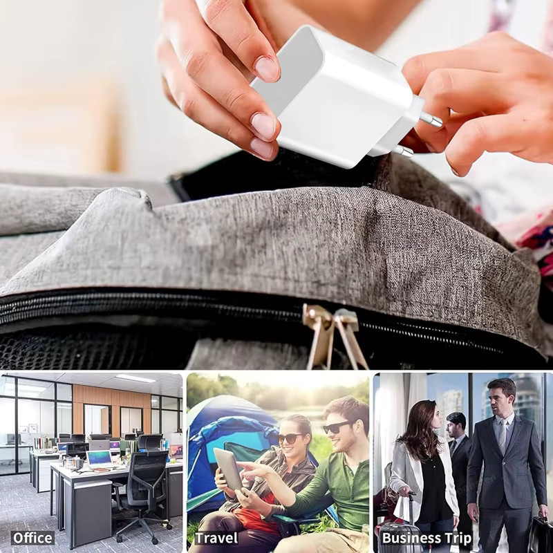 VIKEFON 45W GaN USB-C Schnellladegerät in Weiß für iPhone, MacBook, iPad, Samsung und Xiaomi mit EU/US/UK-Stecker - Bild 5