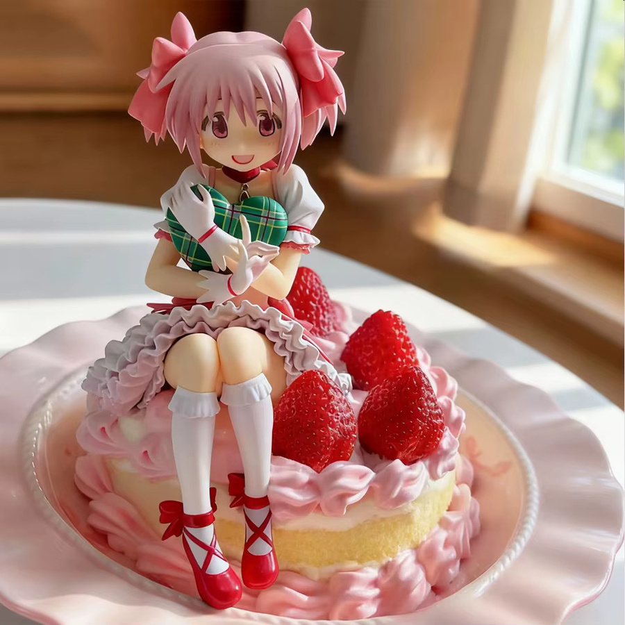 Magical Girl Kaname Madoka Standing/Sitting Cute Collectible Series Figur, Einzelfigur - Bild 2