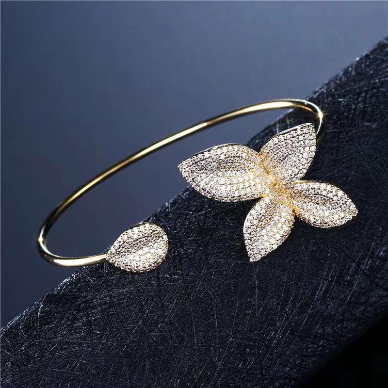 ZAKOL Manschettenarmband, Zirkonia, Gold, Damen - Bild 2