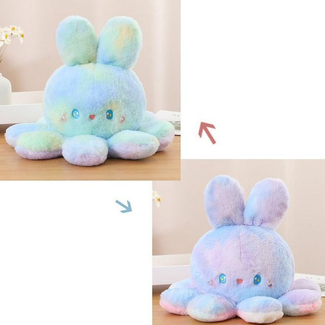 Yiran toy Regenbogenhase, Plüschtier, bunt, 17-20cm - Bild 1