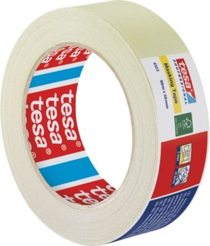 tesa tesakrepp Basic Kreppband Beige, Breite: 38 mm, Länge: 50 m - Bild 2