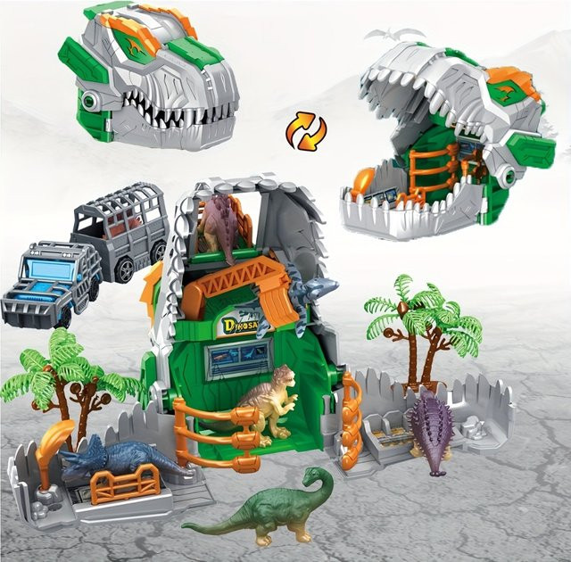 SONGYI Jurassic Park Dinosaurier Park Spielset, Lernspielzeug, ab 3 Jahre - Bild 1