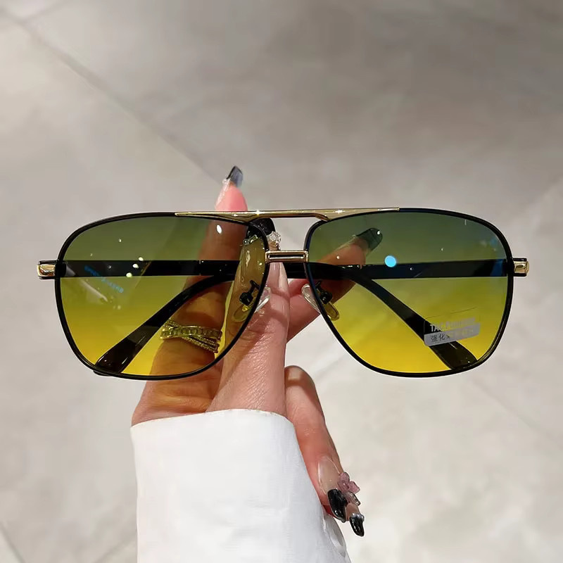 DIXSG Sonnenbrille Aviator, Vollrand, Metall, Herren - Bild 2