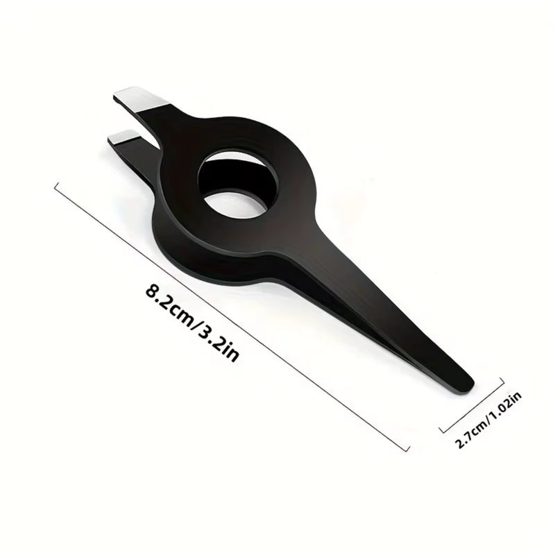 Ouriner Pinzette mit schräger Spitze und Hohlgriff, Unisex - Bild 2