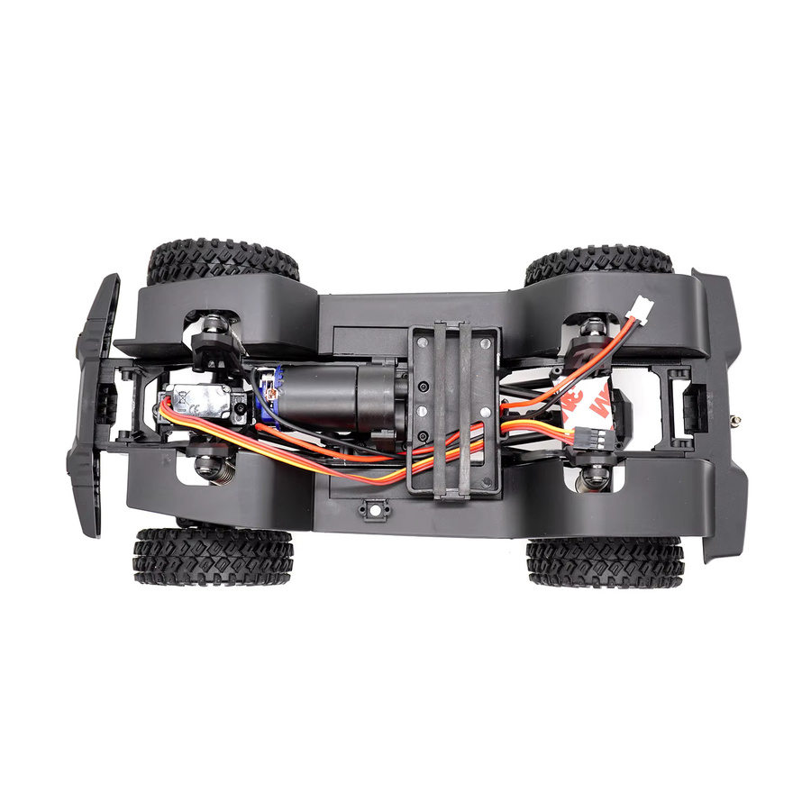 JJRC RC Crawler, 1:18, Rahmen Chassis, Karosserie, Radstand montiert - Bild 2