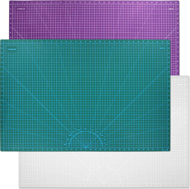 XIEHAIGE Selbstheilende Schneidematte aus PVC, Mehrzweck-Schneidematte in Schwarz und Grau, B/T: 90,0 x 60,0 cm - Bild 1