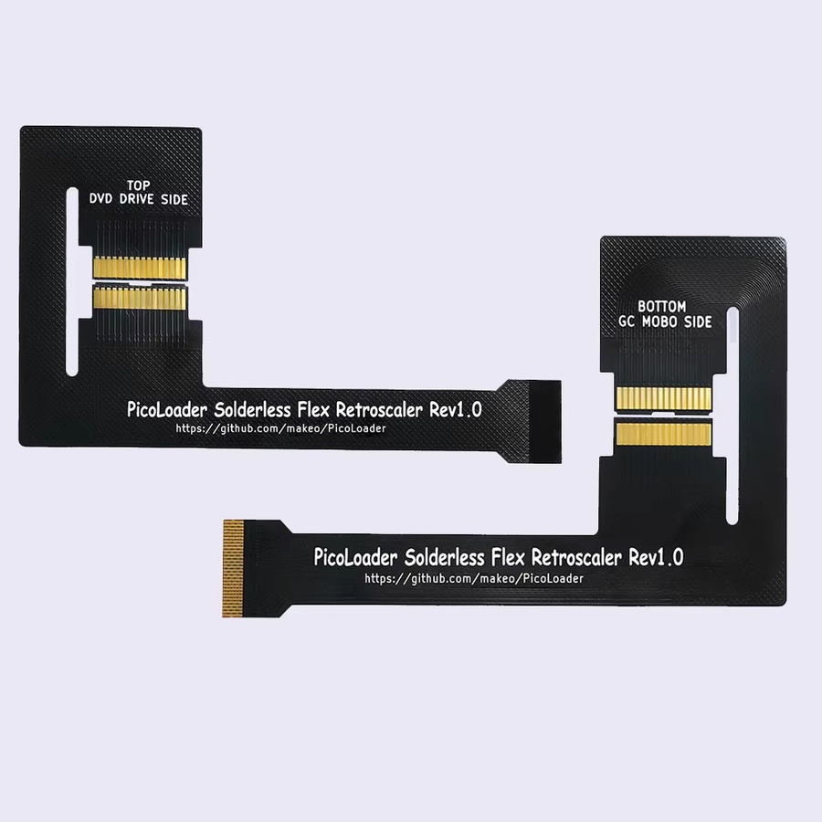RetroScaler PicoLoader-Flexkabel in Schwarz, ohne Löten, kompatibel mit SD2SP2, GC2SD und SDGecko für die NGC GameCube Konsole - Bild 5