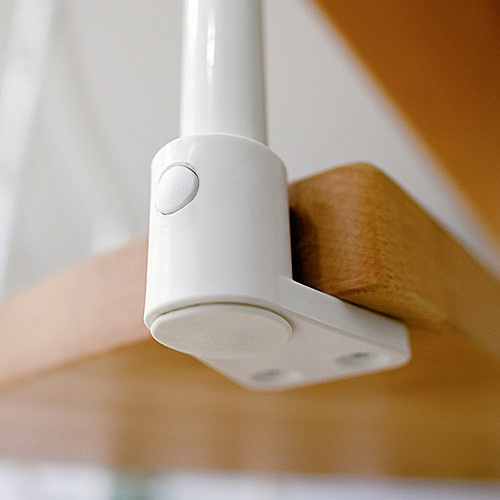 Dolle Spindeltreppe Oslo aus Buche in Weiss mit 12 Stufen, Durchmesser: 120 cm, Höhe: 299 cm - Bild 3