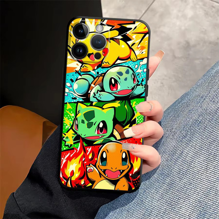 Handyhülle mit Cartoon Pokemon Design für Apple iPhone 16 15 14 13 12 11 7 8 XR XS MAX in Multicolour - Bild 5