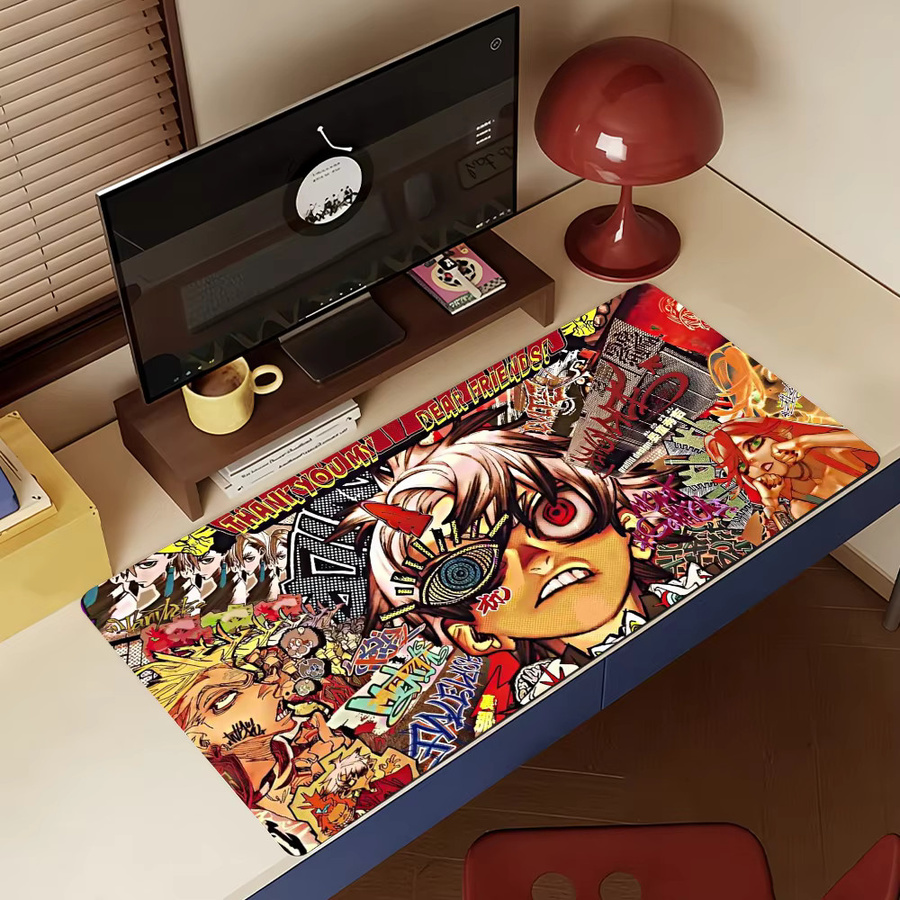 Anime G-Gachiakuta Mauspad in Multicolour, rutschfeste Gamer-Schreibtischunterlage für Laptop und Büro - Bild 4