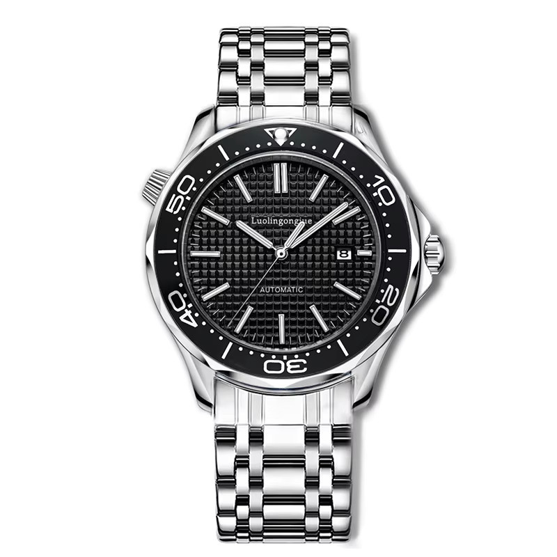 LUOLINGONGJUE Armbanduhr, Automatik, Edelstahl, Weiß, Herren - Bild 4
