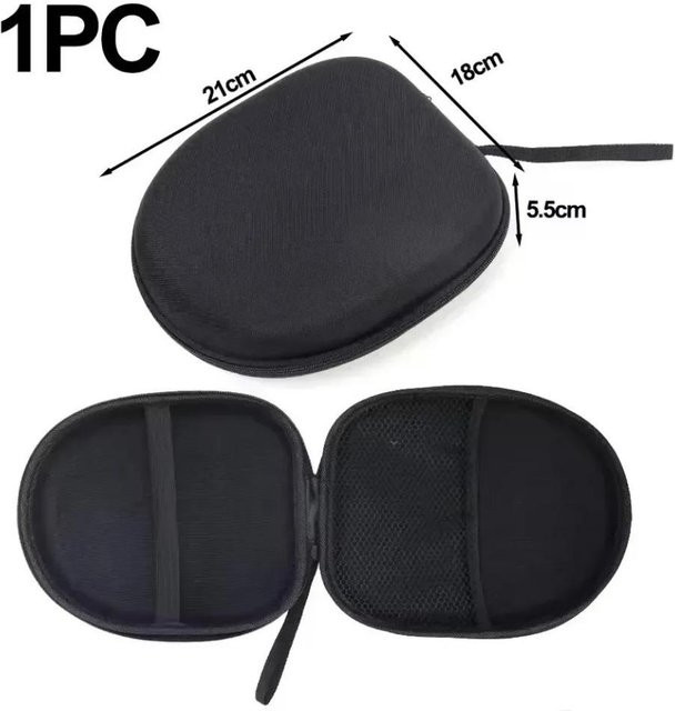 EVA Tragbare Kopfhörertasche in Schwarz für Sony On-Ear-Kopfhörer wie MDR-ZX100, ZX110, ZX300, ZX310, ZX600 und WH-CH 720N - Bild 1