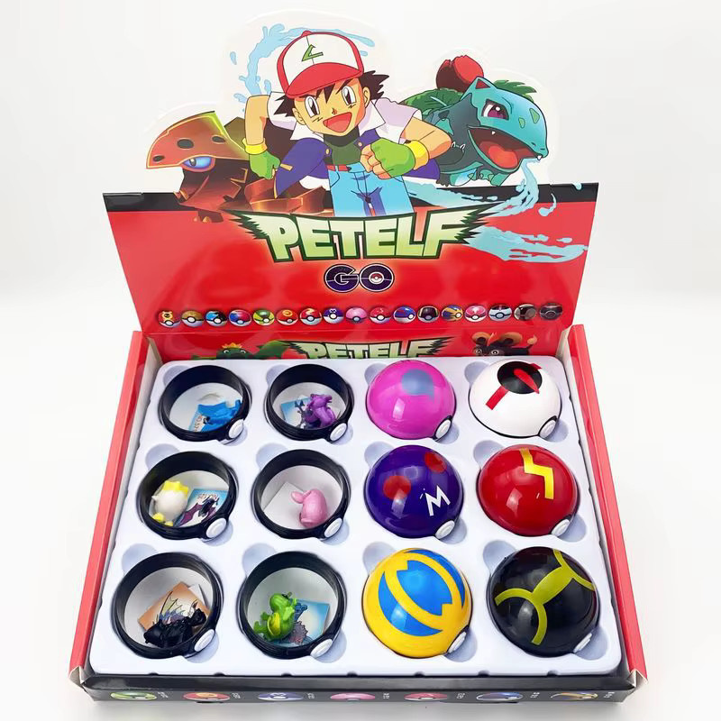 Bandai Pokémon Pokeball Blind Box Mini-Figuren, 12-teiliges Set - Bild 2