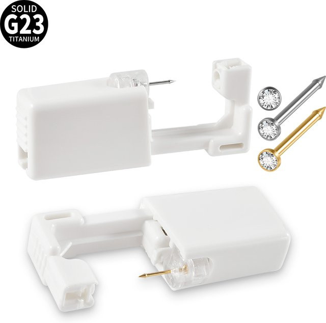 Nasenpiercing-Set, Titan, G23, Unisex - Bild 1