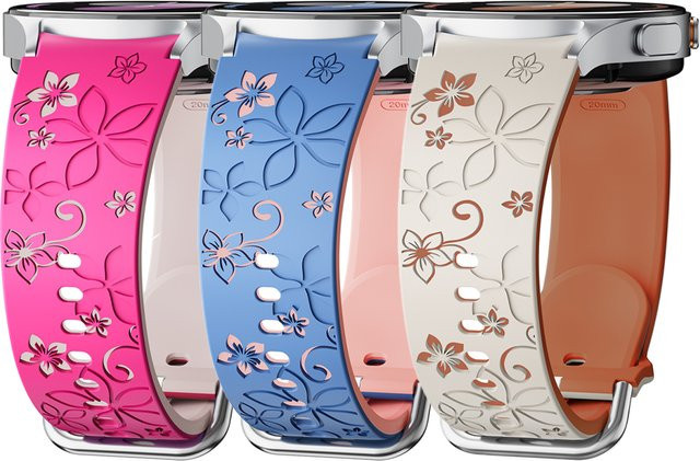 Uhrenarmband Silikon, graviert, Unisex - Bild 1