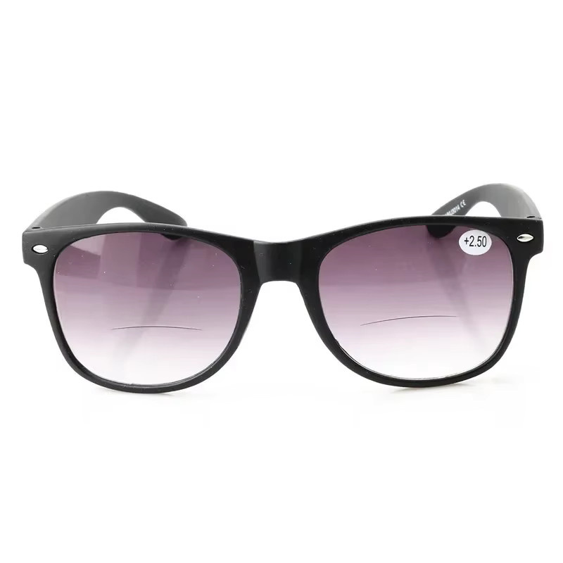 Solar-Bifokale Lesebrille, Vollrand, Plastic, black - Bild 2