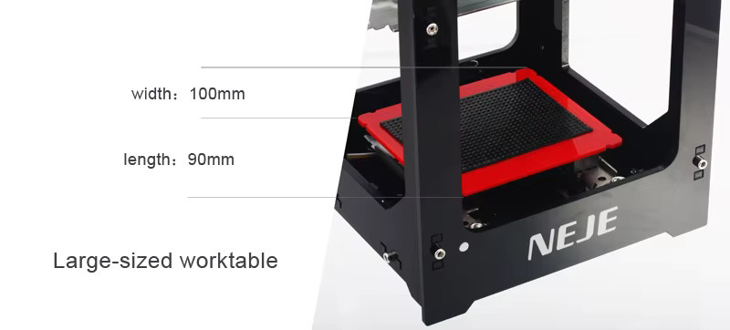 NEJE CNC Laser-Gravierer 2000MW Mini CNC Router und Laserschneider in Schwarz - Bild 5