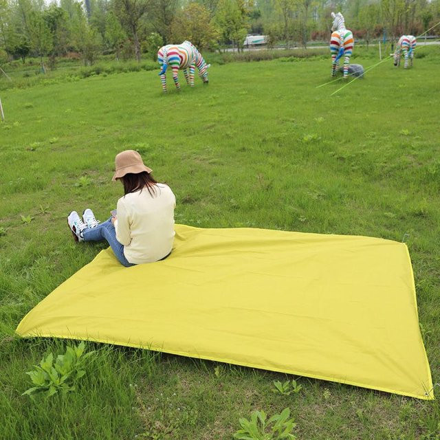 WTEMPO Wasserdichte Sonnenschutzplane aus Polyester für Camping und Outdoor, B/B: 220 x 300 cm - Bild 1