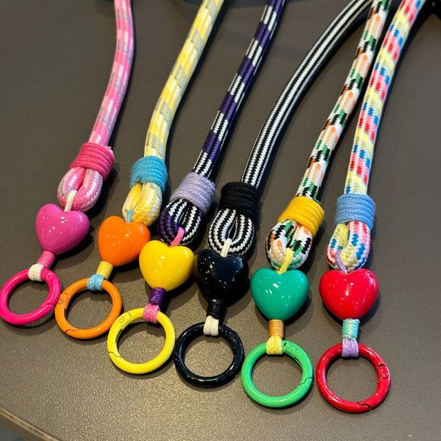 ZHANZHI Telefon-Lanyard in Gelb und Gold, verstellbares modisches Umhängeband als dekoratives Mehrzweck-Lanyard - Bild 1