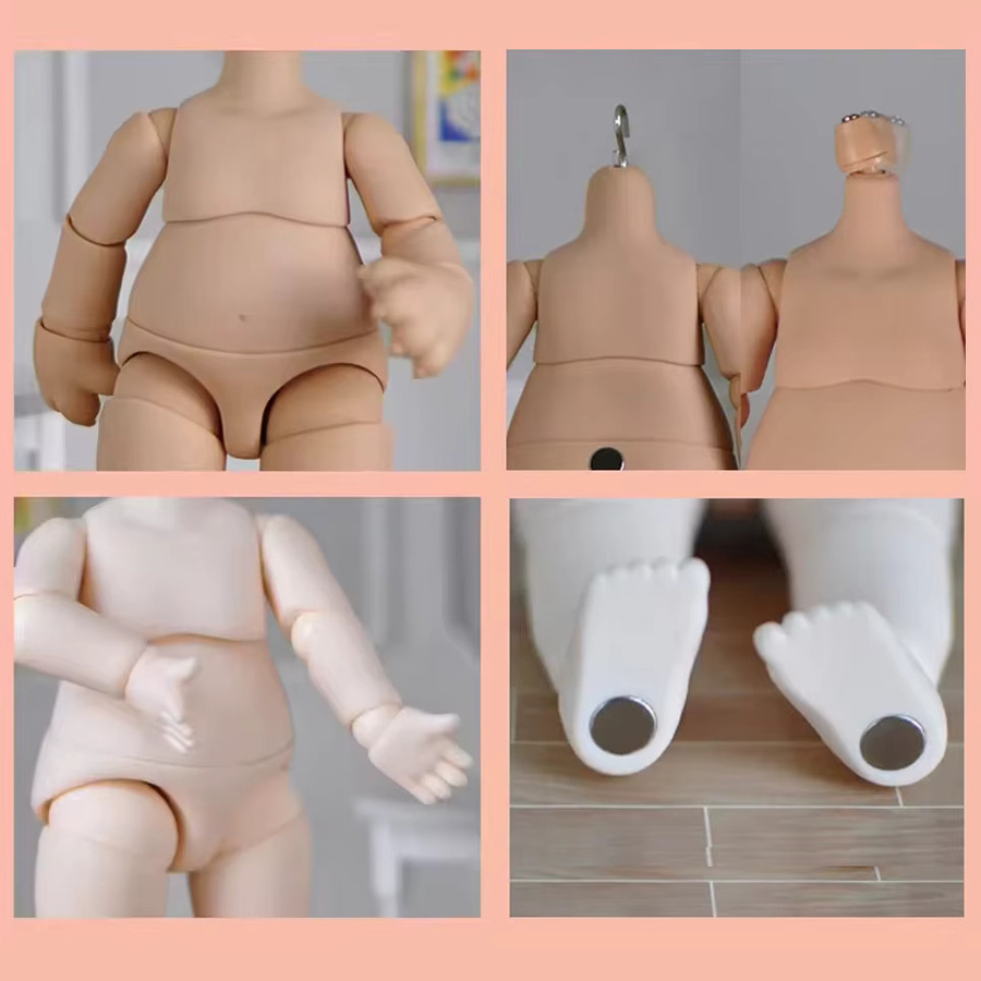 YmY Big Pear Puppenkörper klein, 1/6 Größe, S-Haken, BJD Ob Gelenkpuppe, Puppenzubehör, Kunststoff - Bild 3