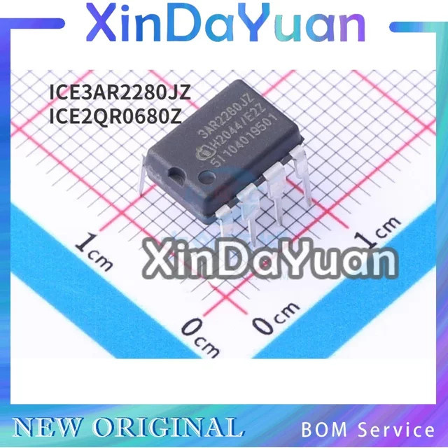 Chiptowin Power-Management-Chip Set 5 Stück in Schwarz (AR2280JZ, ICE3AR2280JZ, ICE2QR0680Z, ICE3BR4765J) - Bild 1