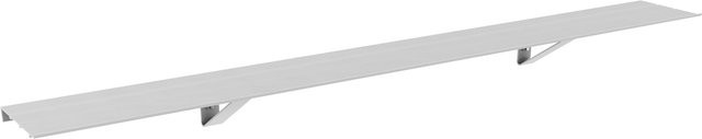 Vitavia Wandregal für Gewächshäuser aus Aluminium eloxiert, Farbe Silber, Breite: 122 cm, Tiefe: 15 cm - Bild 1