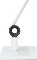 Waldmann Leuchtenfuß Tischleuchte aus Metall in Weiß, modern, Zylinderform, Höhe: 20 cm, Durchmesser: 20 cm - Bild 1