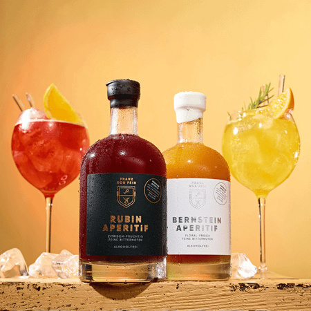 Franz von Fein alkoholfreie Spirituose Aperitif-Alternative 2 x 0,5 l