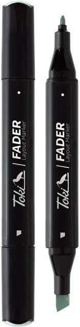 Toki Marker Fader Permanent Marker mit Keilspitze in 66 Farben Celestial Blue - Bild 1