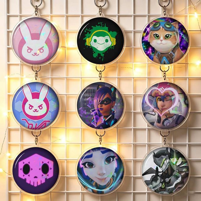 Anstecknadel Game Jetpack Cat Sombra Overwatch, Metall, Kinder - Bild 1