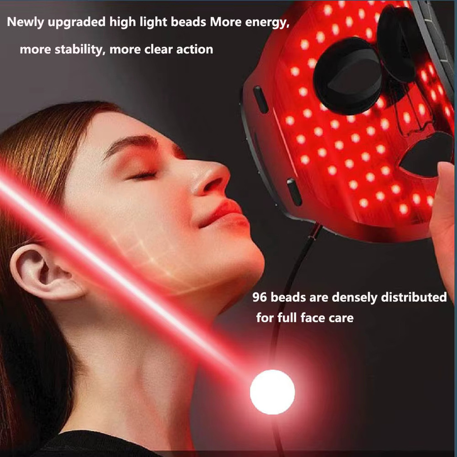 NUOYING LED Gesichtsmaske, Rotlichttherapie, Unisex - Bild 3