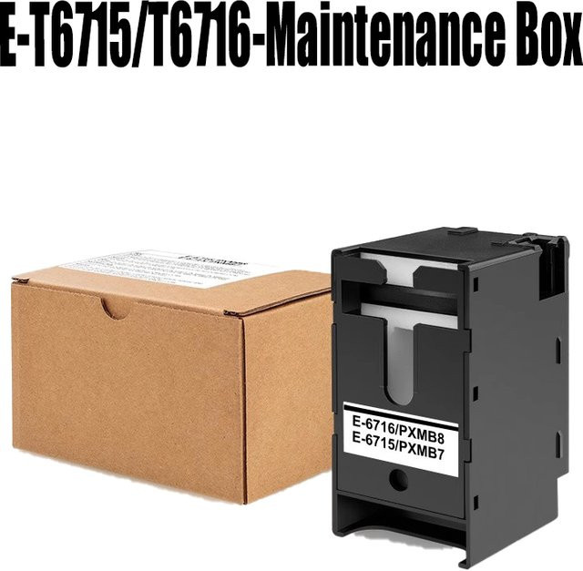 Epson Wartungsbox T6716 T6715 für WF-4720DWF WF-C5210DW WF-C529R EC-4020 WF-M5299 PX-M780F WF-C5790a in Schwarz - Bild 1