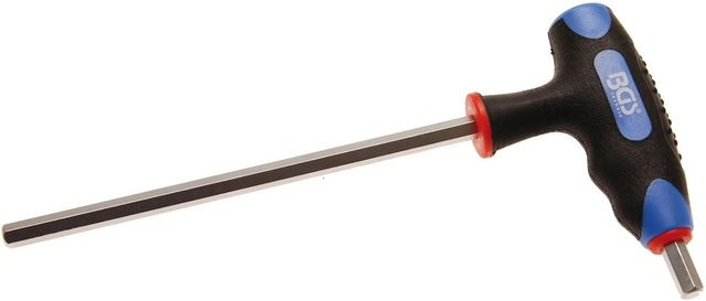 BGS Innensechskant-Schraubendreher mit T-Griff und seitlicher Klinge aus Chrom-Vanadium, 8 mm, Multicolor - Bild 1