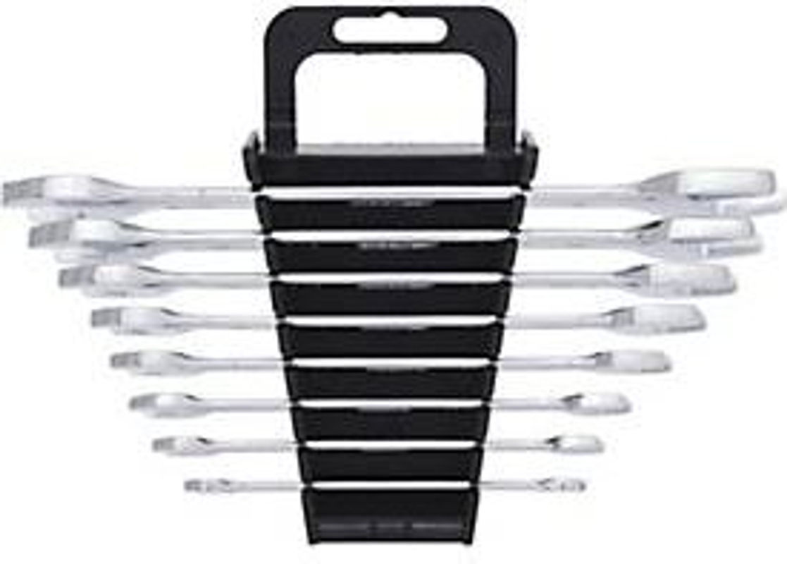 KS Tools Classic Doppel-Maulschlüssel-Satz aus Chrom-Vanadium, 8-teilig, Farbe: Silber, Schlüsselweite: 6x7-20x22mm - Bild 3