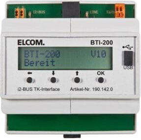 Elcom TK Interface i2-BUS BTI-200 Audio-Intercom in Grau und Weiß - Bild 1