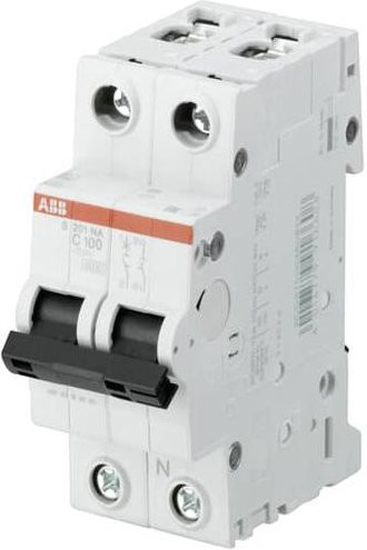 ABB S201-C100NA Leitungsschutzschalter 2-polig 100A - Bild 1