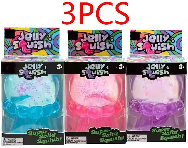 Needoh Quallen Quetsch Fidget Spielzeug, knetbar - Bild 1