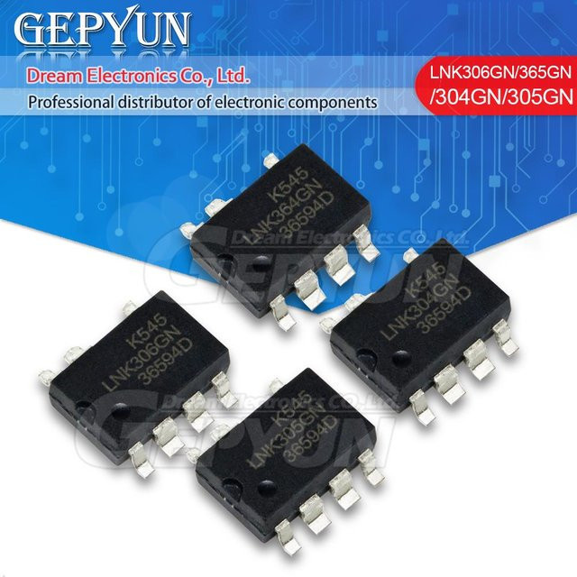 10 Stück LNK364GN LNK304GN LNK305GN SMD Bauteile in Schwarz SOP-7 - Bild 1