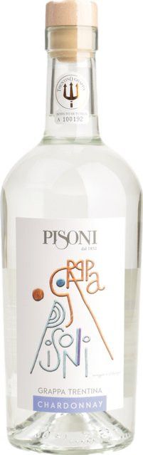 Fratelli Pisoni Grappa Chardonnay, Italien, 43% Vol., 0,7 l - Bild 1