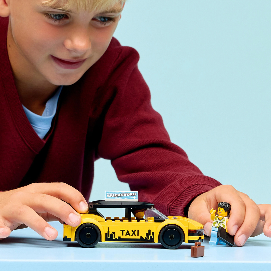 Lego City Gelbes Taxi Bauset - Bild 4
