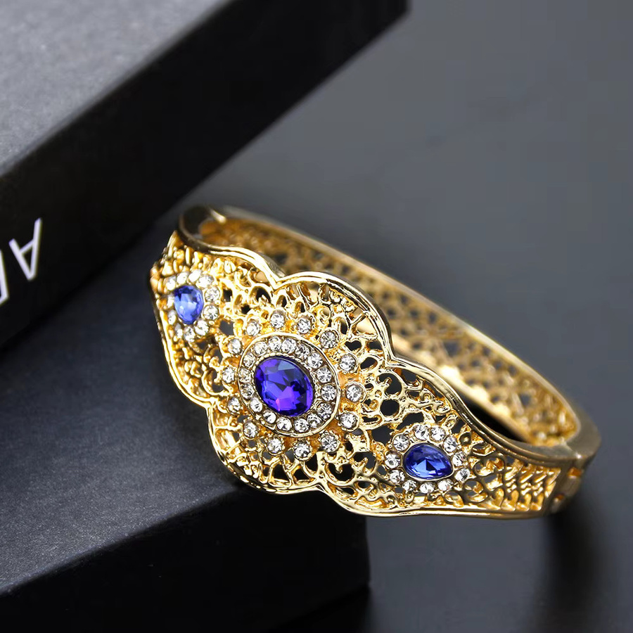 Sunspicems Armband, Gold Farbe, Kristall, Damen - Bild 2