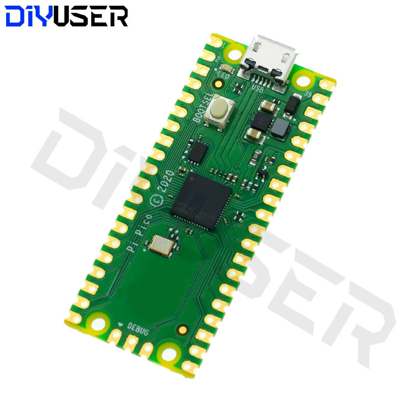 Raspberry Pi Pico W Mikrocomputer mit RP2040 Dual-Core 264 KB ARM Cortex-M0+ Prozessor und WiFi in Schwarz - Bild 3