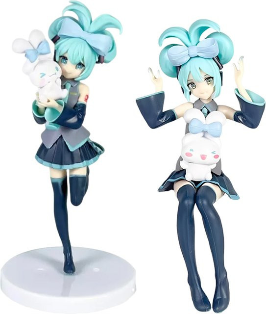 Bandai Hatsune Miku Kleines Weißes Kaninchen, PVC-Modell, Mädchen - Bild 1