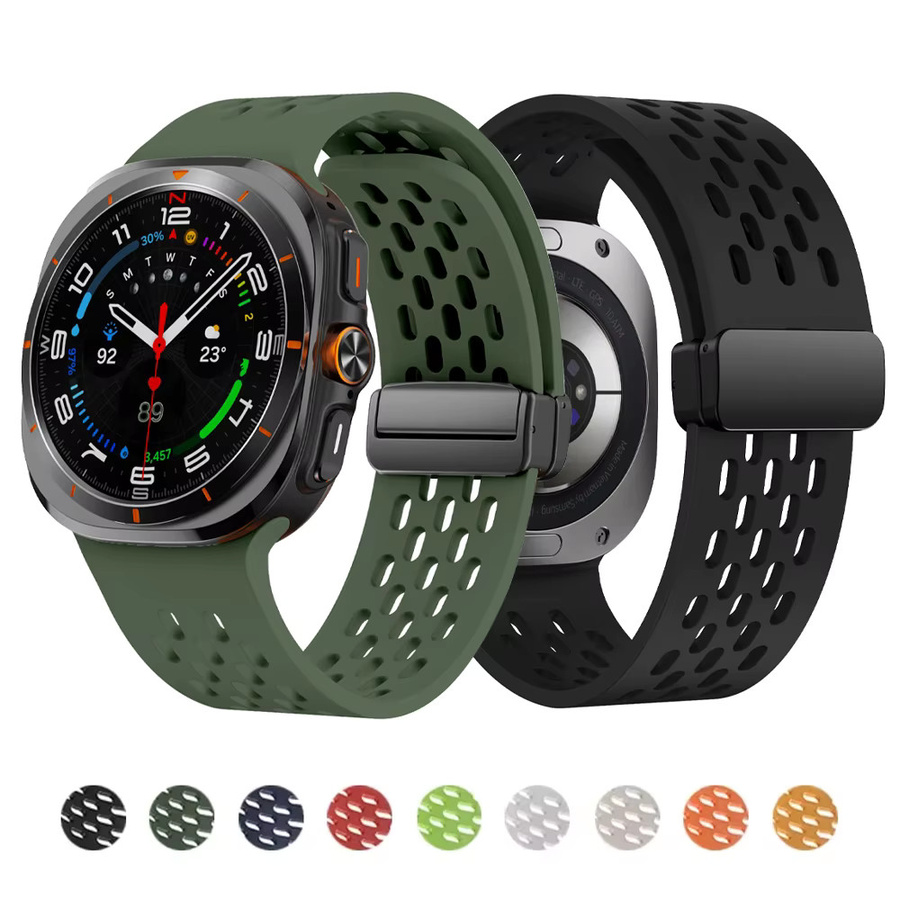 RMUTANE Uhrenarmband Silikon, Magnetisch, Samsung Galaxy Watch Ultra 47mm, Unisex - Bild 6