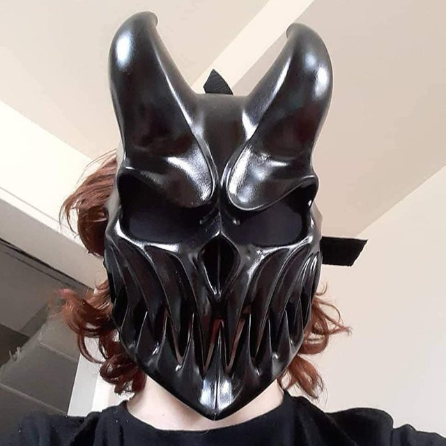 ZuiyouHome Slaughter To Prevail Maske mit beweglichem Mund, Cosplay Kostüm - Bild 1